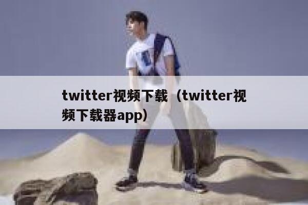 twitter视频下载（twitter视频下载器app） 第1张