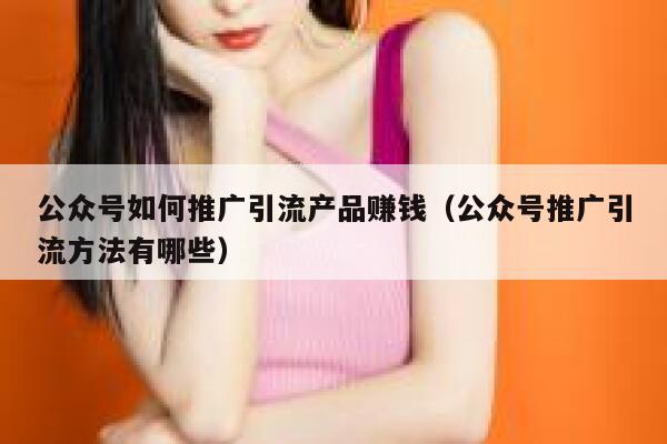 公众号如何推广引流产品赚钱（公众号推广引流方法有哪些） 第1张
