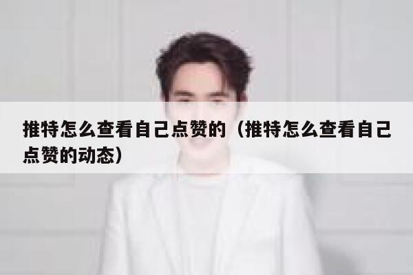 推特怎么查看自己点赞的（推特怎么查看自己点赞的动态） 第1张