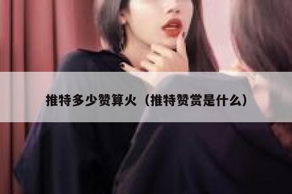 推特多少赞算火（推特赞赏是什么） 第1张