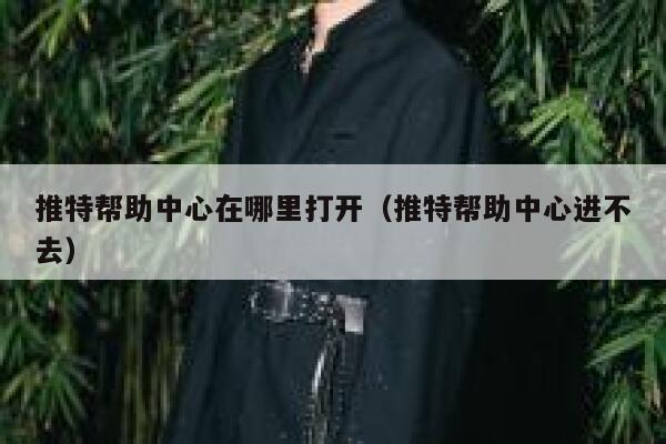 推特帮助中心在哪里打开（推特帮助中心进不去） 第1张