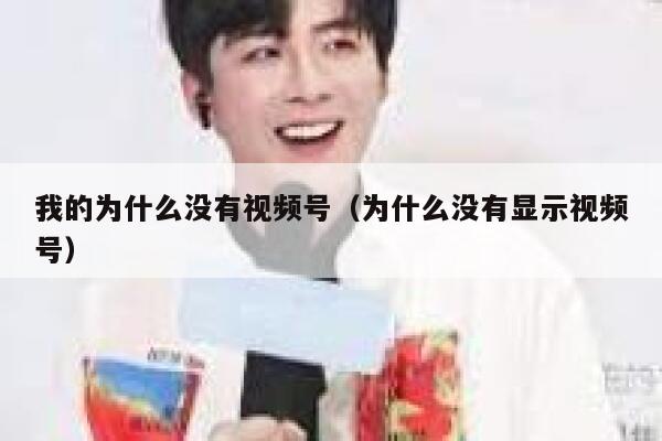 我的为什么没有视频号（为什么没有显示视频号） 第1张