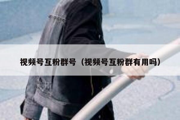 视频号互粉群号（视频号互粉群有用吗） 第1张