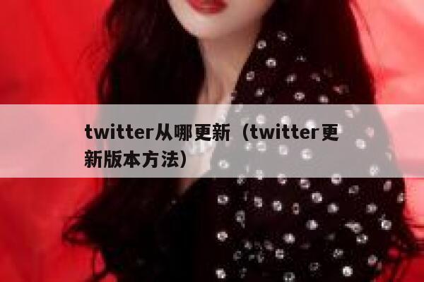 twitter从哪更新（twitter更新版本方法） 第1张