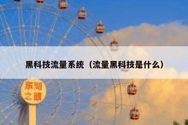 黑科技流量系统（流量黑科技是什么） 第1张