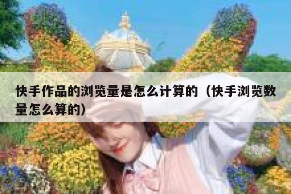 快手作品的浏览量是怎么计算的（快手浏览数量怎么算的） 第1张