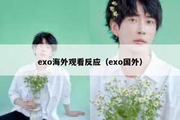 exo海外观看反应（exo国外） 第1张