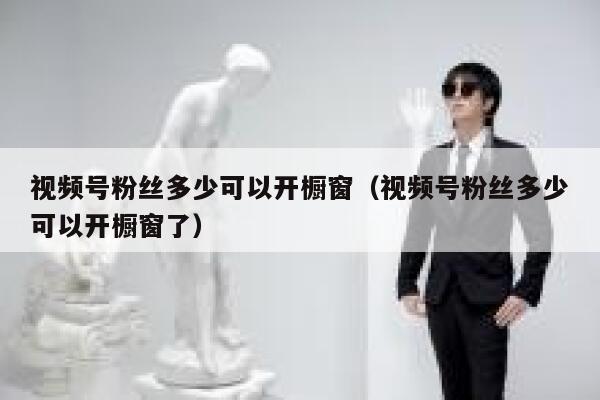 视频号粉丝多少可以开橱窗（视频号粉丝多少可以开橱窗了） 第1张