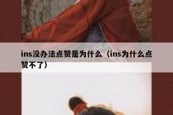 ins没办法点赞是为什么（ins为什么点赞不了） 第1张
