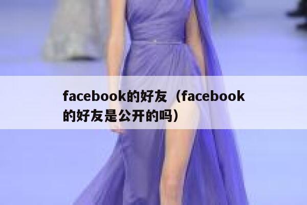 facebook的好友（facebook的好友是公开的吗） 第1张