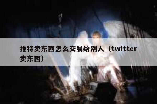 推特卖东西怎么交易给别人（twitter卖东西） 第1张