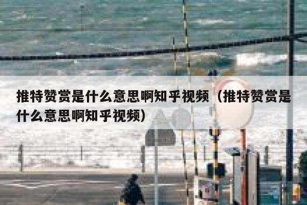 推特赞赏是什么意思啊知乎视频（推特赞赏是什么意思啊知乎视频） 第1张