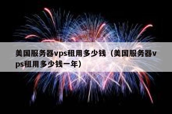 美国服务器vps租用多少钱（美国服务器vps租用多少钱一年） 第1张