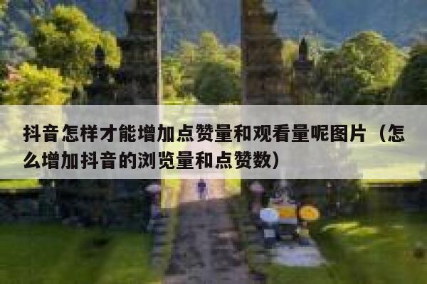 抖音怎样才能增加点赞量和观看量呢图片（怎么增加抖音的浏览量和点赞数） 第1张