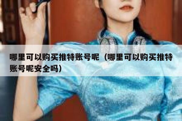哪里可以购买推特账号呢（哪里可以购买推特账号呢安全吗） 第1张