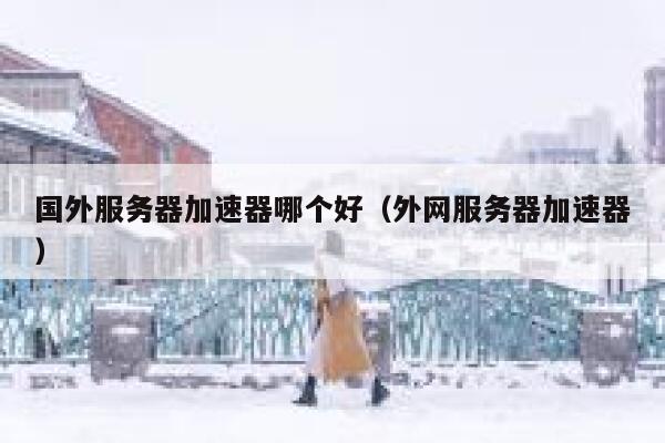 国外服务器加速器哪个好（外网服务器加速器） 第1张