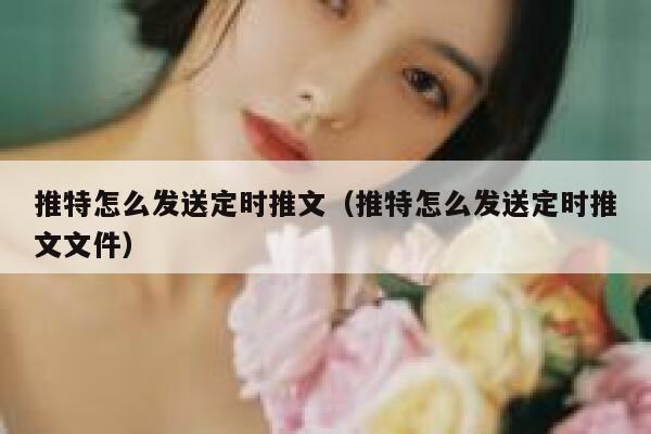 推特怎么发送定时推文（推特怎么发送定时推文文件） 第1张