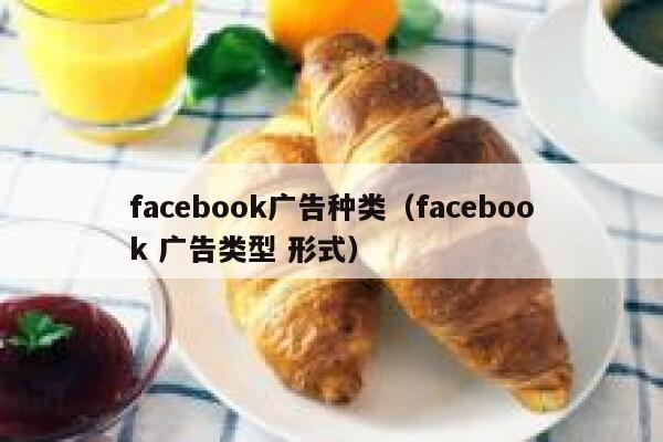 facebook广告种类（facebook 广告类型 形式） 第1张