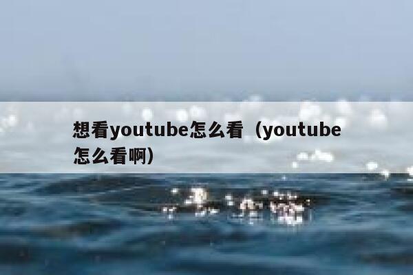 想看youtube怎么看（youtube怎么看啊） 第1张
