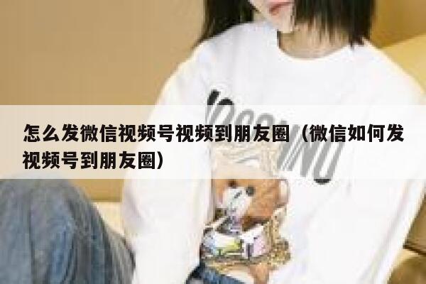 怎么发微信视频号视频到朋友圈（微信如何发视频号到朋友圈） 第1张