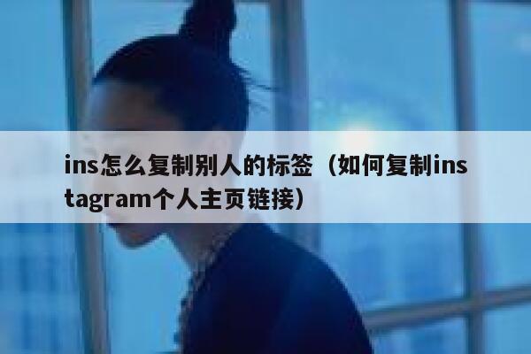 ins怎么复制别人的标签（如何复制instagram个人主页链接） 第1张