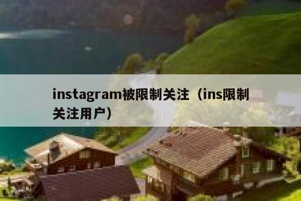 instagram被限制关注（ins限制关注用户） 第1张