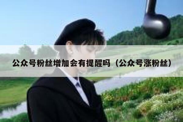 公众号粉丝增加会有提醒吗（公众号涨粉丝） 第1张