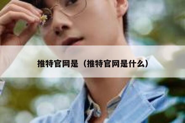 推特官网是（推特官网是什么） 第1张