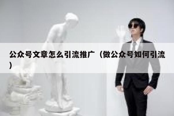 公众号文章怎么引流推广（做公众号如何引流） 第1张
