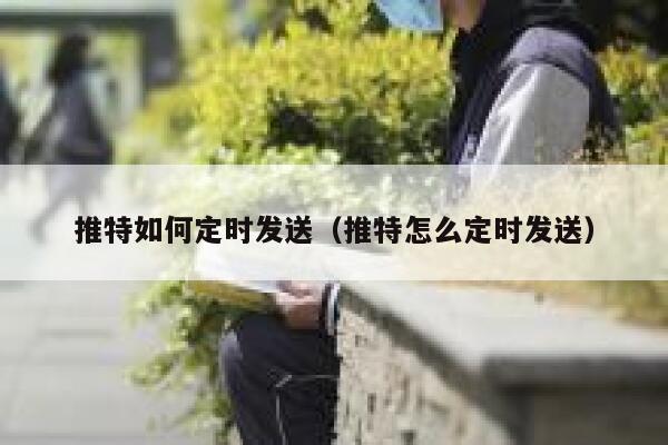 推特如何定时发送（推特怎么定时发送） 第1张