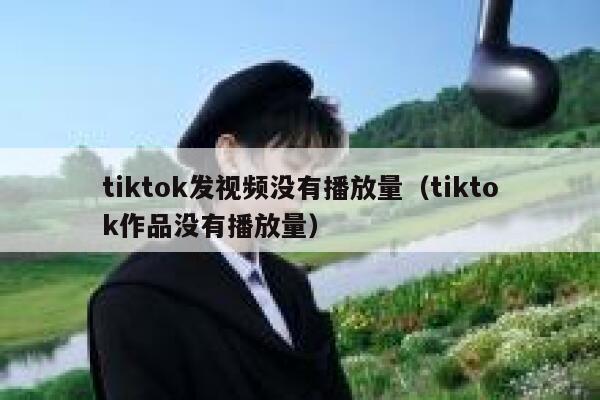 tiktok发视频没有播放量（tiktok作品没有播放量） 第1张