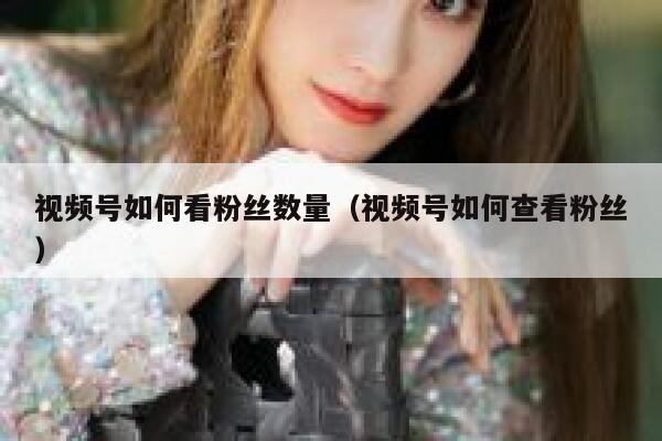 视频号如何看粉丝数量（视频号如何查看粉丝） 第1张