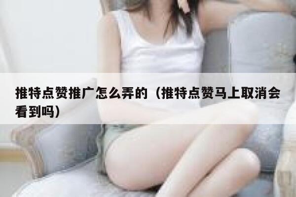 推特点赞推广怎么弄的（推特点赞马上取消会看到吗） 第1张