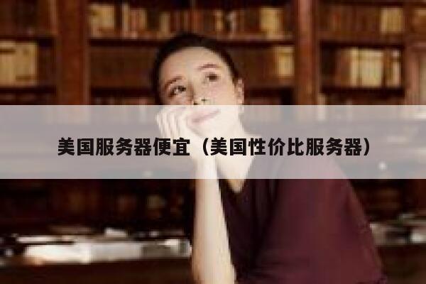美国服务器便宜（美国性价比服务器） 第1张