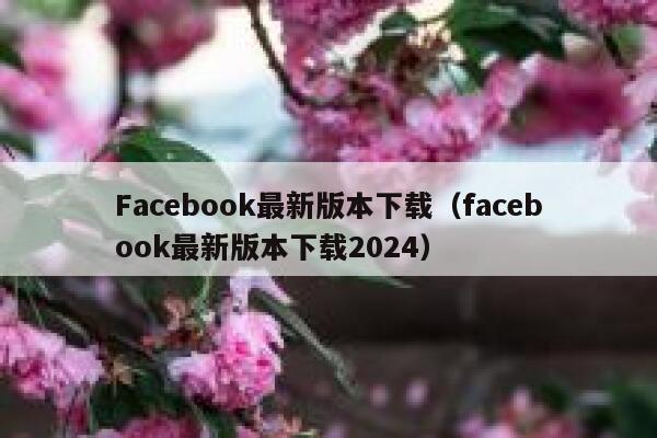 Facebook最新版本下载（facebook最新版本下载2024） 第1张
