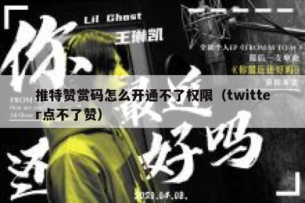 推特赞赏码怎么开通不了权限（twitter点不了赞） 第1张