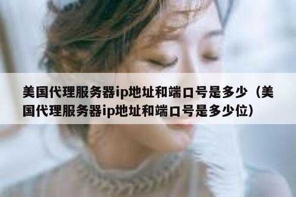 美国代理服务器ip地址和端口号是多少（美国代理服务器ip地址和端口号是多少位） 第1张