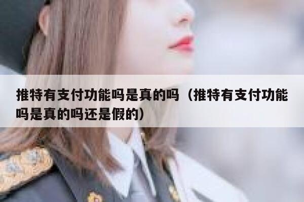 推特有支付功能吗是真的吗（推特有支付功能吗是真的吗还是假的） 第1张