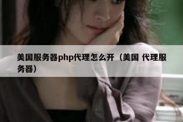 美国服务器php代理怎么开（美国 代理服务器） 第1张