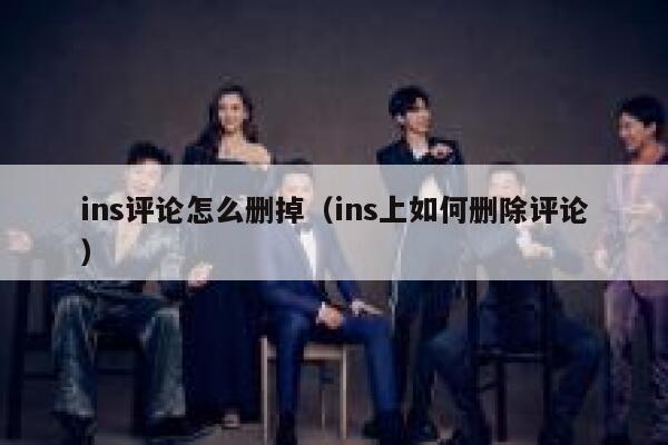 ins评论怎么删掉（ins上如何删除评论） 第1张