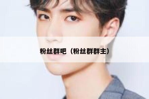 粉丝群吧（粉丝群群主） 第1张