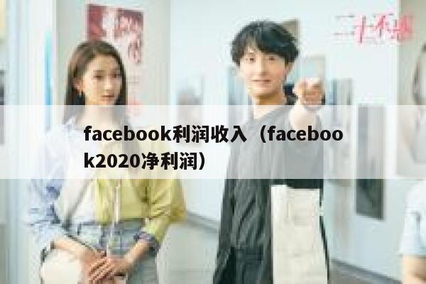 facebook利润收入（facebook2020净利润） 第1张