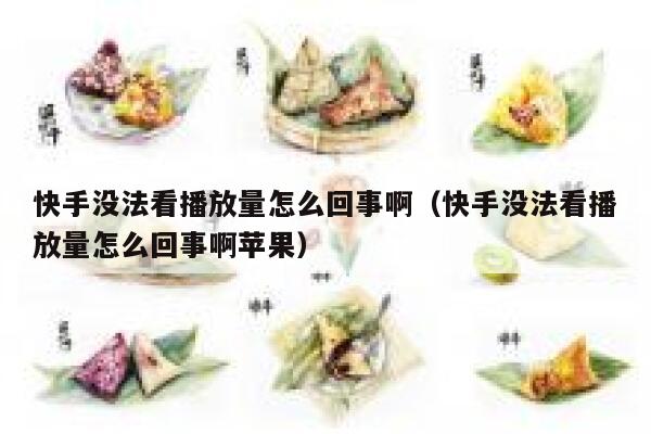 快手没法看播放量怎么回事啊（快手没法看播放量怎么回事啊苹果） 第1张