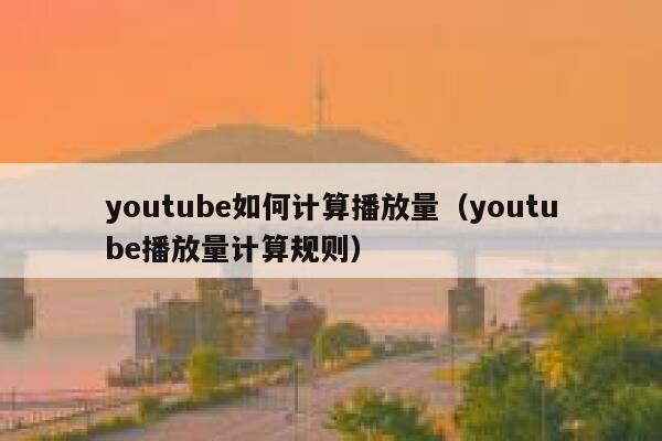 youtube如何计算播放量（youtube播放量计算规则） 第1张
