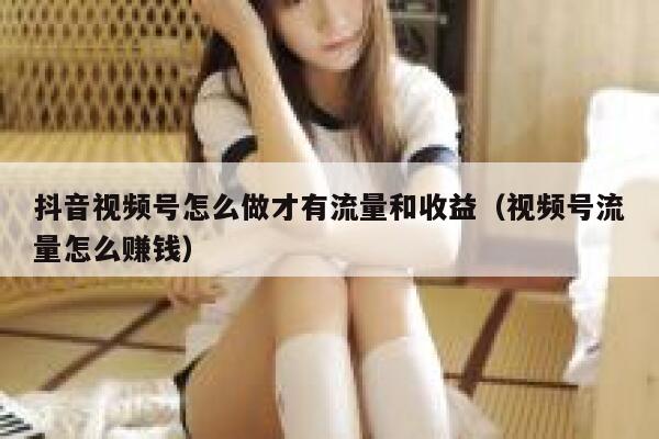 抖音视频号怎么做才有流量和收益（视频号流量怎么赚钱） 第1张