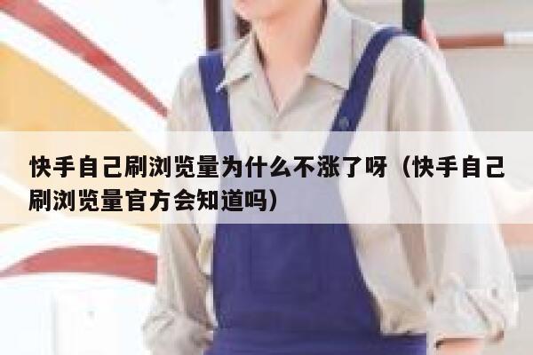 快手自己刷浏览量为什么不涨了呀（快手自己刷浏览量官方会知道吗） 第1张
