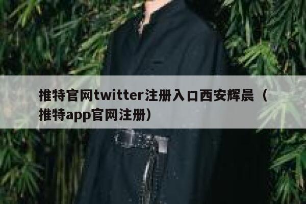 推特官网twitter注册入口西安辉晨（推特app官网注册） 第1张