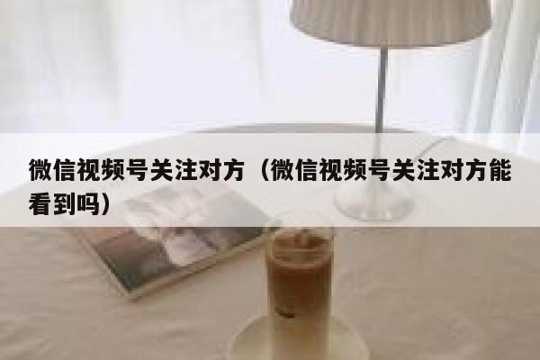 微信视频号关注对方（微信视频号关注对方能看到吗） 第1张