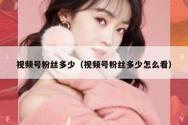 视频号粉丝多少（视频号粉丝多少怎么看） 第1张