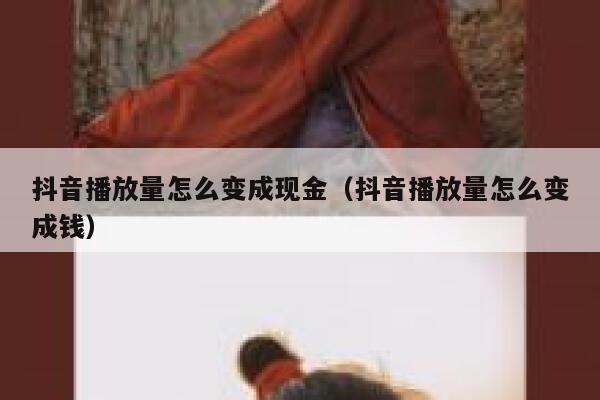 抖音播放量怎么变成现金（抖音播放量怎么变成钱） 第1张